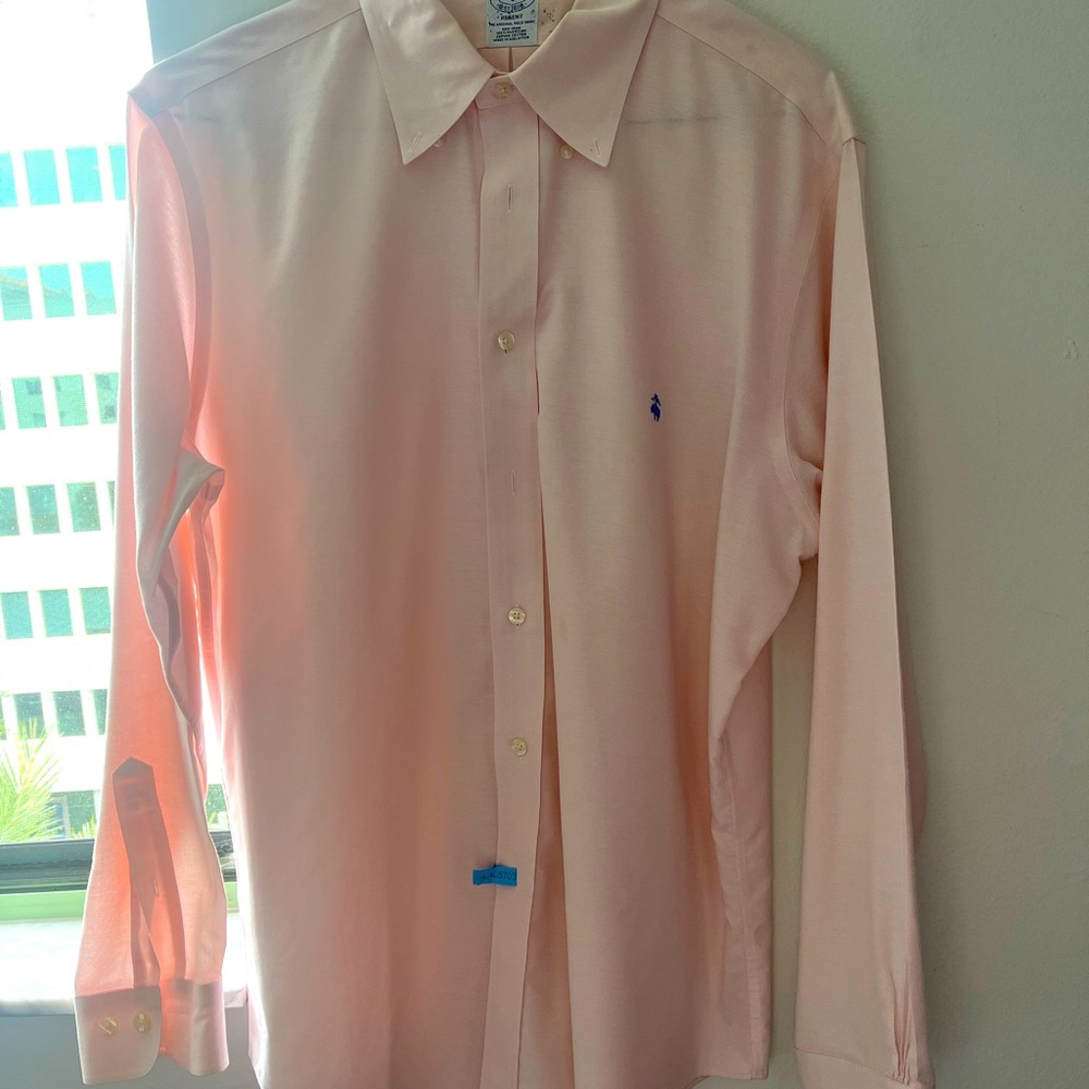 Brooks Brothers pink button down